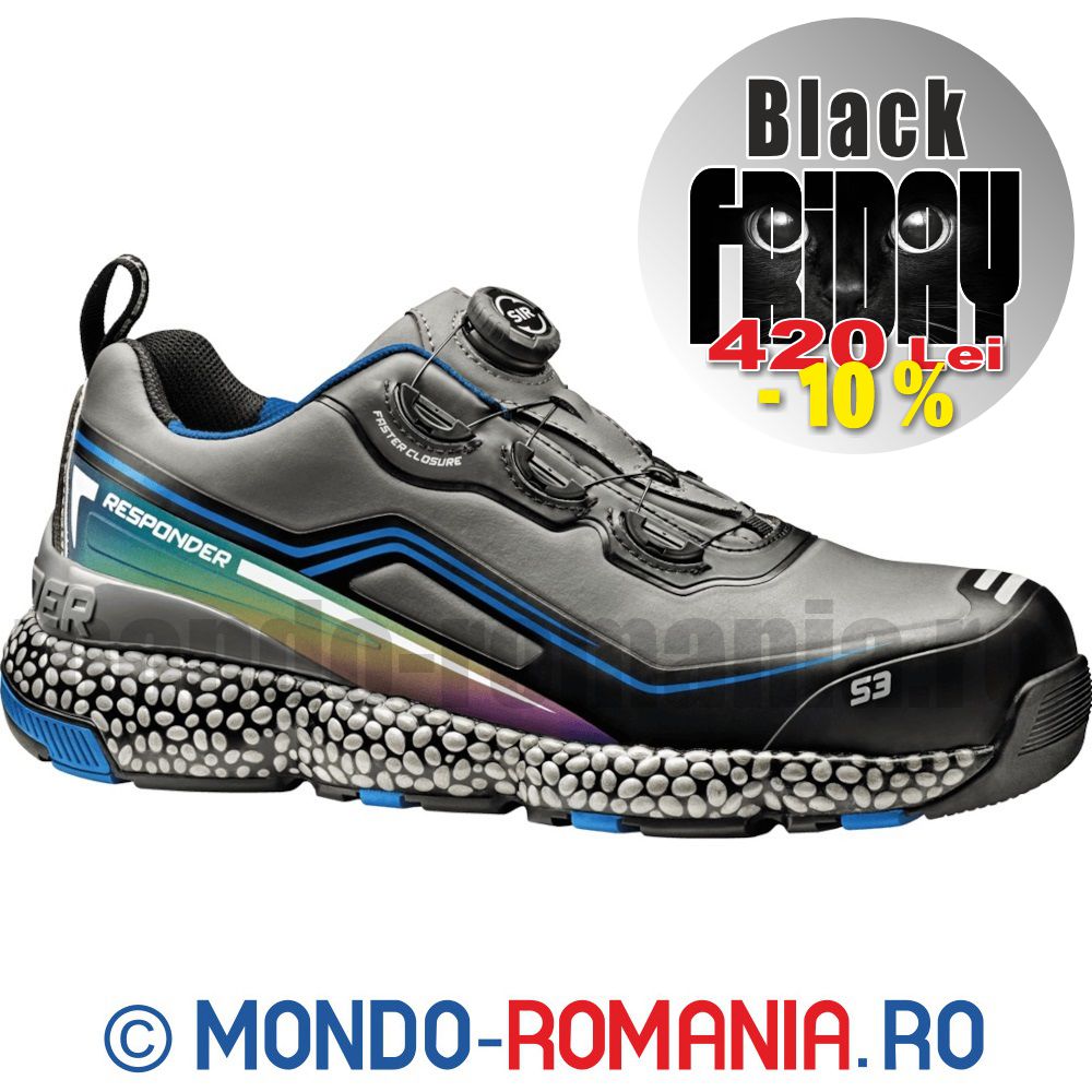 Pantofi protectie TONGA cu sistem de inchidere FASTER